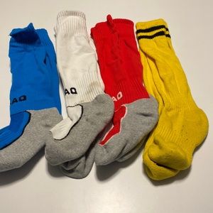 4 pair youth soccer socks